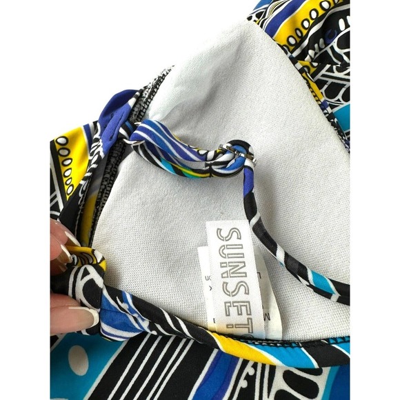 Sunsets Felicity multicolor Tankini Swimsuit Tops Size Small $86 - Picture 3 of 9